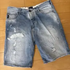 ARMANI JEANS 【着用1回のみ】 ダメージデニム ショートパンツのサムネイル