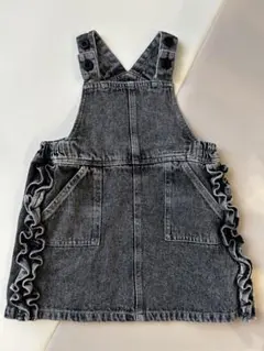 p.premier ジャンパースカート サイドフリルデニムジャンスカ キッズ