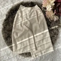 BEAUTY＆YOUTHユナイテッドアローズ　タックワイドパンツ（M）ホワイト系