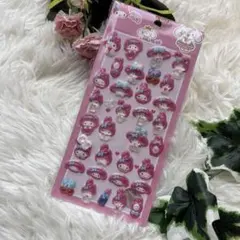 新品　可愛い　シール　3D ぷくぷく　マイメロディ キャラクターシール