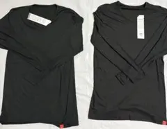 グンゼ　HOTMAGIC 長袖Tシャツ　下着　インナー　Vネック 2枚組　新品