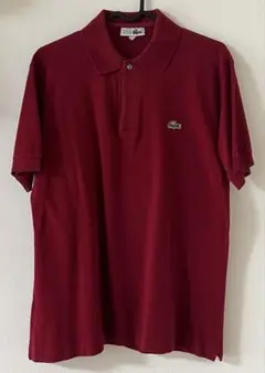 美品Lacoste 赤 ポロシャツ
