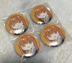 カラフルピーチ　えと　直筆缶バッジ　自画像缶バッジ　からぴち