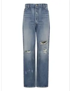 新品MADISONBLUE CRASHEDSAROUEL DENIMデニムパンツのサムネイル