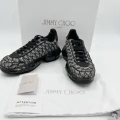 未使用級　JIMMY CHOO ジミーチュウDIAMOND モノグラム 箱付厚底のサムネイル
