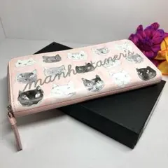 くうちゃん様専用！新品⭐︎Manhattaner's 猫柄 二つ折り財布 ピンク
