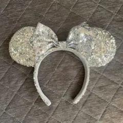 ミニーシルバースパンコールカチューシャ