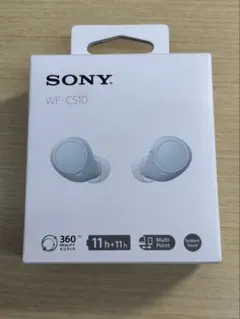 B【新品未使用】SONY ワイヤレスヘッドホン ブルー SONY WF-C510