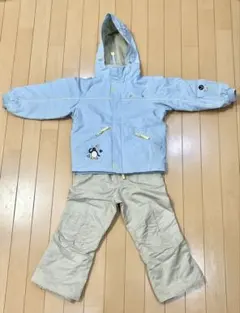 フェニックス スキーウェア 水色 ピングー刺繍 110(95～115cm調整可)