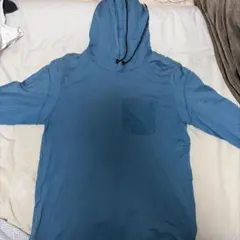 古着 DIESEL フード付きパーカー 青