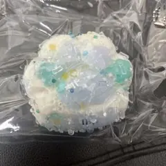 肉球ミントブルー系ビーズ付き⭐︎スクイーズ