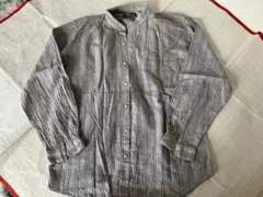 SIMPLE LIFE ストライプ長袖シャツ Lサイズ