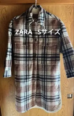 ZARAチェックコート