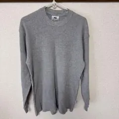 PRO CLUB プロクラブ ヘビーウェイト サーマル ロンT グレー Mサイズ