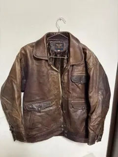 ア*ー様 60s 国産　ヴィンテージ ブラウンレザージャケット