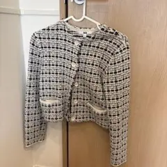 UNIQLO ツイード風長袖カーディガン S