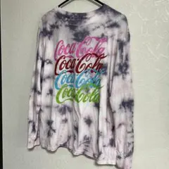 コカコーラ　タイダイ柄　長袖　ロンT メンズMのサムネイル