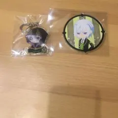 ツイステ　アクリルキーホルダー　アクリルコースター　シルバー