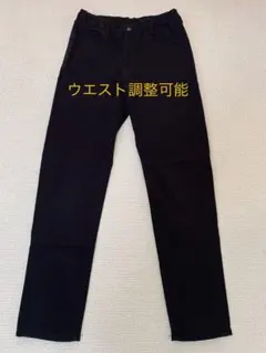 UNIQLO キッズ 長ズボン 黒 160サイズ