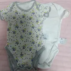 UNIQLO ベビー 半袖ボディスーツ 70サイズ 2枚組