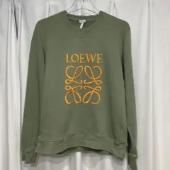 LOEWE ロゴ刺繍スウェット カーキ グリーン 緑のサムネイル