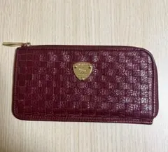 ATAO スリモメッシュ L字ファスナー 長財布 レッドのサムネイル