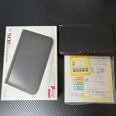【箱付きフルセット】ニンテンドー3DS LL ブラック 純正充電器・説明書付き
