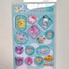 サンリオ sanrio すりガラス風シール