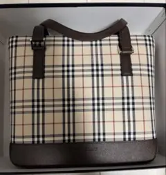 Burberry チェック柄 トートバッグ　未使用