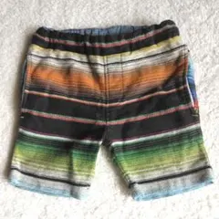 ストライプ パンツ ゴムウエスト 80cm カラフル