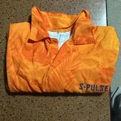 S-PULSE 植物模様 オレンジシャツ