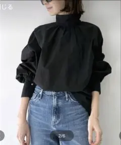 laubeblanc Double tie Blouse ブラック - メルカリ