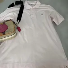 LACOSTE ラコステ ポロシャツ ピンク　サイズ4 試着のみのサムネイル