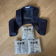 冷却ベスト クールベスト アイスベスト メッシュ 保冷剤3個付 M