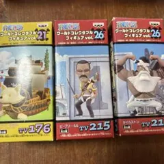 ワンピース ワールドコレクタブルフィギュア 3点セット