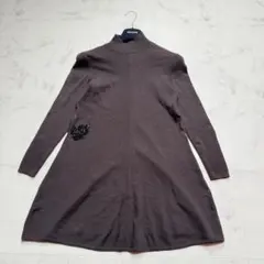 GUCCI ワンピース #M ブラウン ウール