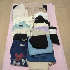 キッズ服17点セット LOVETOXICダウン ジャケット等