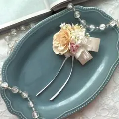 子供コサージュ　卒園　入園　入学式　ハンドメイドコサージュ　小さめコサージュ