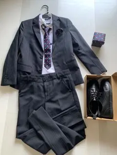 green label relaxing スーツセット 卒業式着用