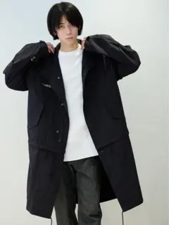 【コラボ第3弾】UNDERCOVER ×GU 2WAYオーバーサイズモッズコート