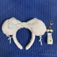 ディズニー　カチューシャとカチューシャキーホルダーセット