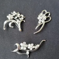 ブローチまとめ売り　3点セット