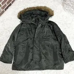 ✨極美品✨ALPHA N-3B フライトジャケット XL ミリタリー　N3B　緑