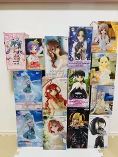 大人気女の子プライズフィギュア まとめ売り 14点セット