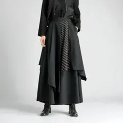 1411◆未使用タグ付♡Dark Illuminate レイヤードワイドパンツ