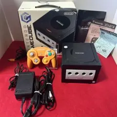 【完美品】動作確認済み Nintendo ゲームキューブ本体 ブラック 箱付き