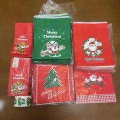 く*き様 クリスマス柄 紙袋 まとめ売り