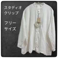 新品タグ付き☆studio CLIPスタディオクリップ☆ボイルピースダイブラウス