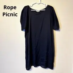 Rope Picnic ロペピクニック 半袖 ひざ丈 원피스 38サイズ