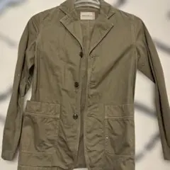 カーキ ミリタリージャケット 綿100%